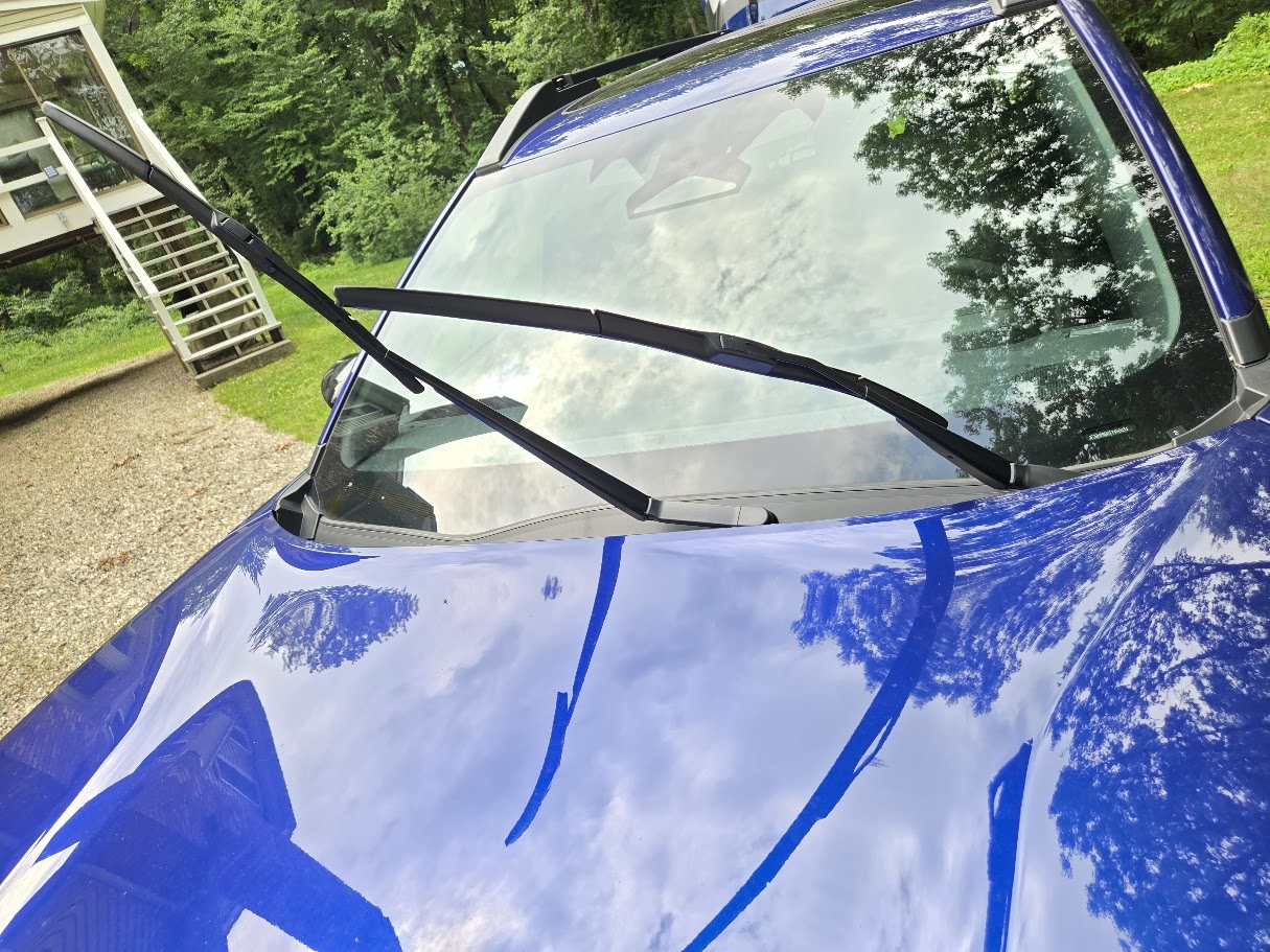 You can lift up the wipers on a Subaru Outback