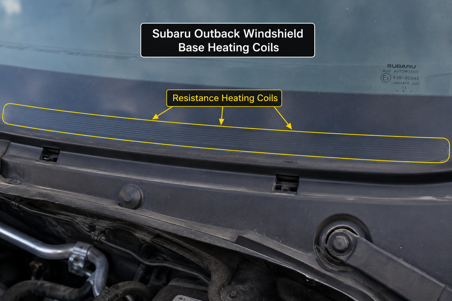 2026 Subaru Putback windshield heating.